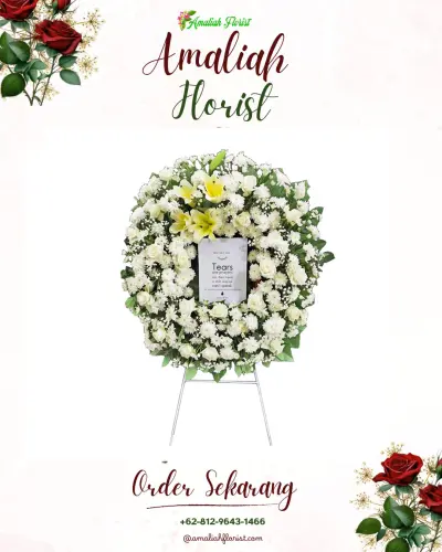 Krans Bunga Duka Cita pontianak tenggara